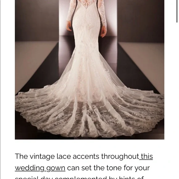 Martina Liana long sleeve Ivory wedding gown style 675